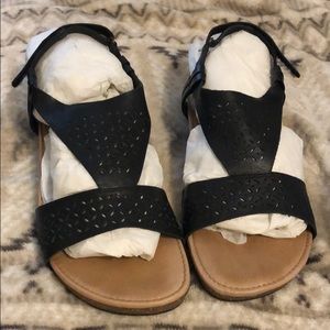 Aetrex black Sandal